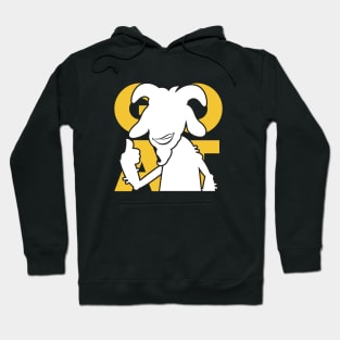 GOAT - Greatest Of All Time Thumbs Up Hoodie